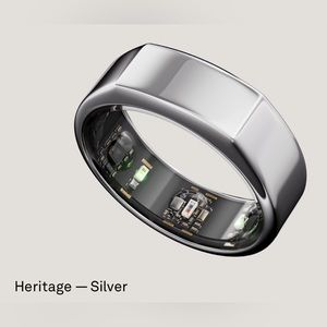 Oura Ring Gen 3 Heritage Color SILVER New-In-Box Choose Size 6 NEW in open box